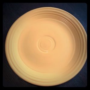 Yellow Fiesta dinner plate